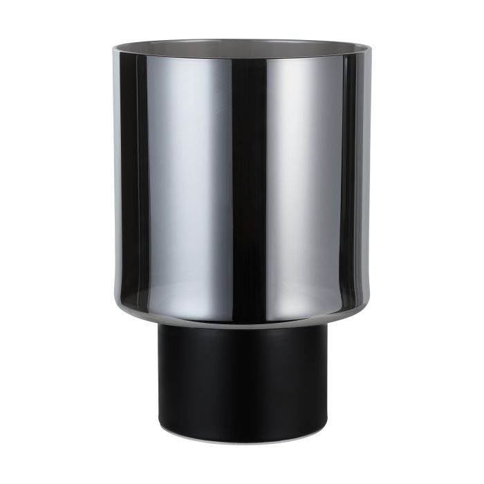 Load image into Gallery viewer, Candeeiro de Mesa com Cilindro de Vidro Preto Fumado GOROSIBA EGLO

