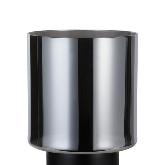 Candeeiro de Mesa com Cilindro de Vidro Preto Fumado GOROSIBA EGLO