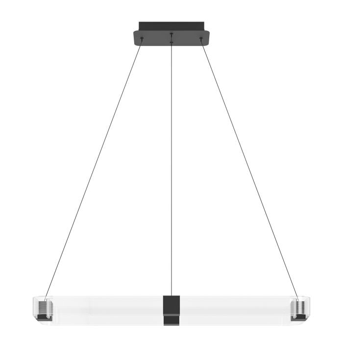 Chargez l'image dans la visionneuse de la galerie, Candeeiro de teto LED com perfis ovais transparentes MOGETONELLO EGLO
