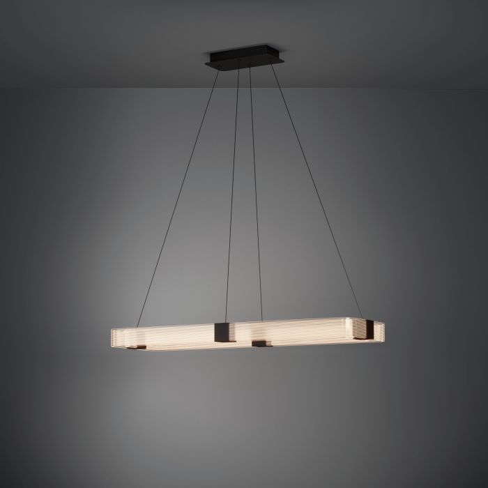 Chargez l'image dans la visionneuse de la galerie, Candeeiro de teto LED com perfis ovais transparentes MOGETONELLO EGLO
