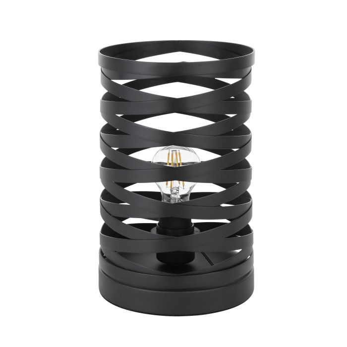 Chargez l'image dans la visionneuse de la galerie, Candeeiro de Mesa com Abajur Metálico Preto CREMELLA EGLO
