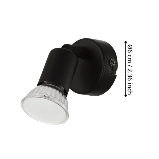 Foco LED de Parede e Teto com Projetor Ajustável BUZZ-LED EGLO