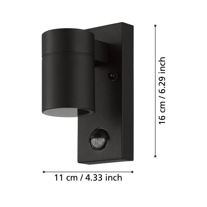 Load image into Gallery viewer, Aplique de Parede LED Exterior com Sensor de Movimento RIGA 5 EGLO
