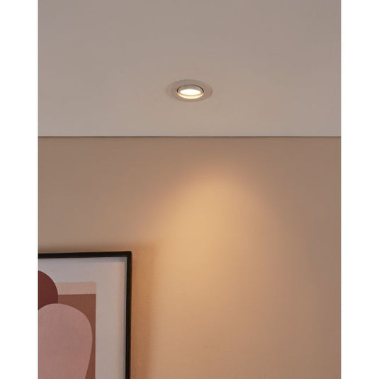 Foco LED de Encastrar Alumínio Branco SALICETO-Z EGLO
