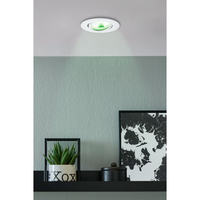 Cargue la imagen en el visor de la galería, Foco LED de Encastrar Alumínio Branco SALICETO-Z EGLO
