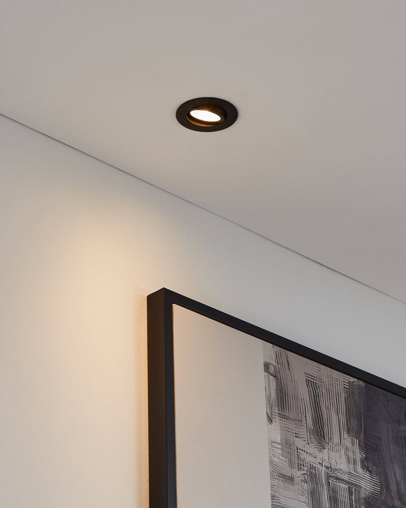 Carregue imagem no visualizador da galeriaFoco/Projetor de encastrar Saliceto-Z 99669 preto, iluminação inteligente - Eglo
