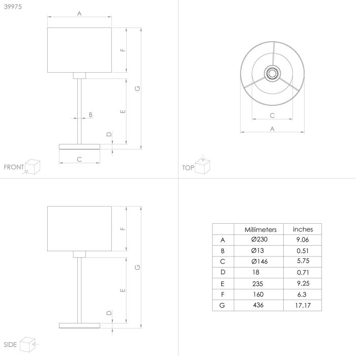 Load image into Gallery viewer, Candeeiro de Mesa com Abajur de Veludo Azul Escuro CASUARITA EGLO
