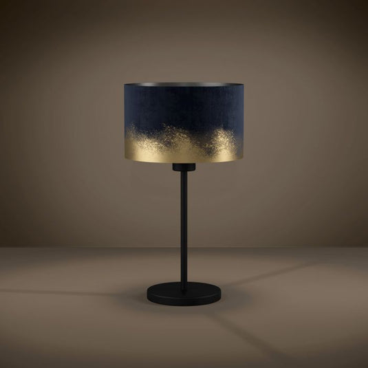Candeeiro de Mesa com Abajur de Veludo Azul Escuro CASUARITA EGLO