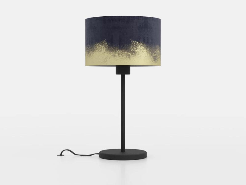 Load image into Gallery viewer, Candeeiro de Mesa com Abajur de Veludo Azul Escuro CASUARITA EGLO
