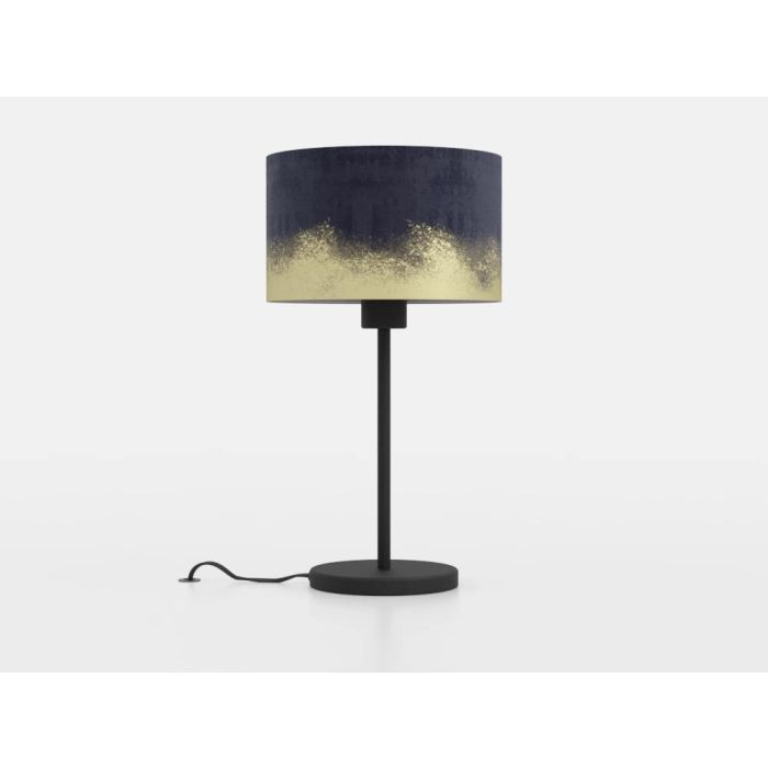 Load image into Gallery viewer, Candeeiro de Mesa com Abajur de Veludo Azul Escuro CASUARITA EGLO
