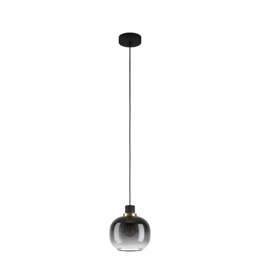 Candeeiro suspenso preto e dourado Oilella 99616 - Eglo