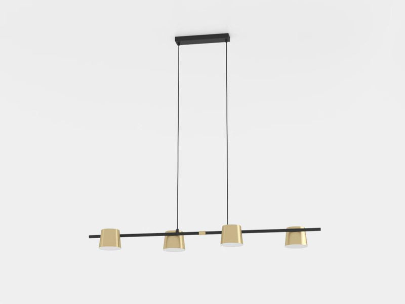 Load image into Gallery viewer, Candeeiro de teto suspenso com LED e latão escovado ALTAMIRA EGLO
