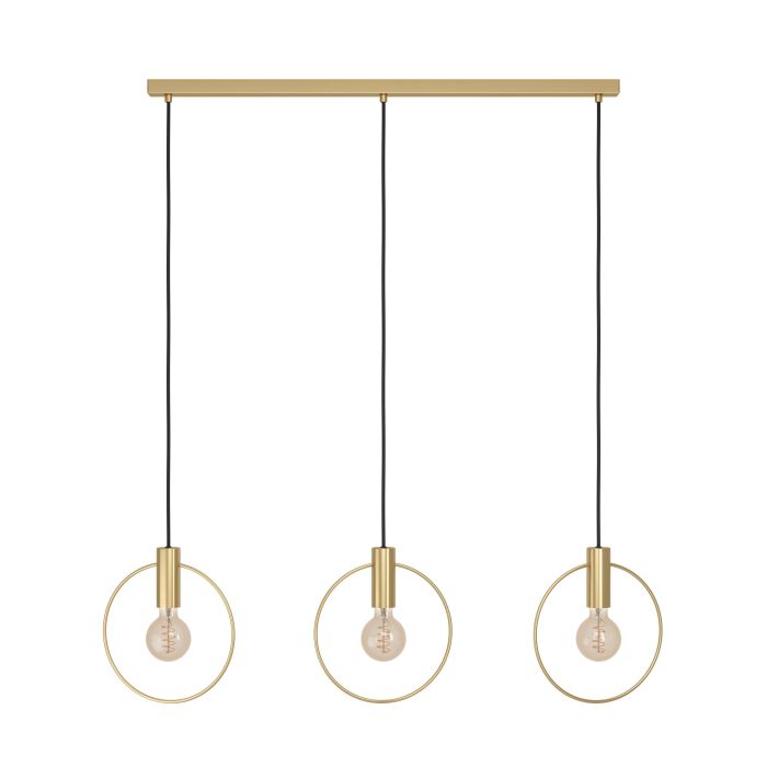 Carregue imagem no visualizador da galeriaCandeeiro de teto suspenso com anéis de latão MANIZALES EGLO
