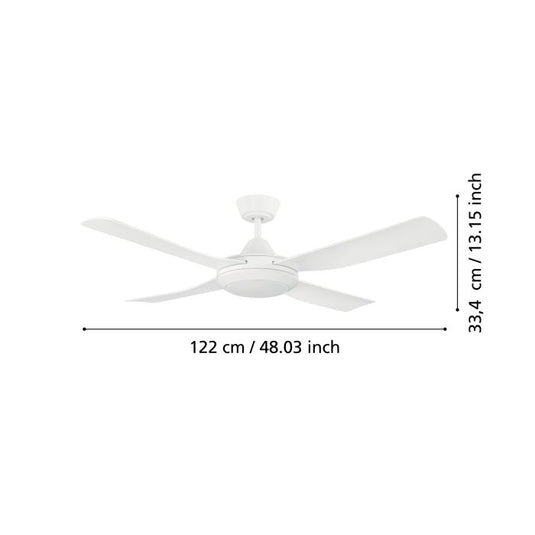 Ventoinha de Teto com Luz LED BONDI 1 EGLO