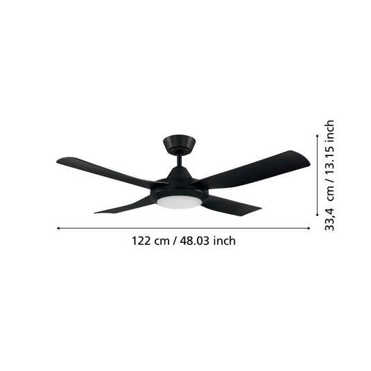 Ventoinha de Teto com Luz LED BONDI 1 EGLO