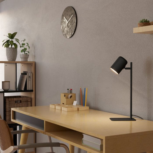 Candeeiro de Mesa LED com Cabeça Ajustável Preto e Branco CEPPINO EGLO