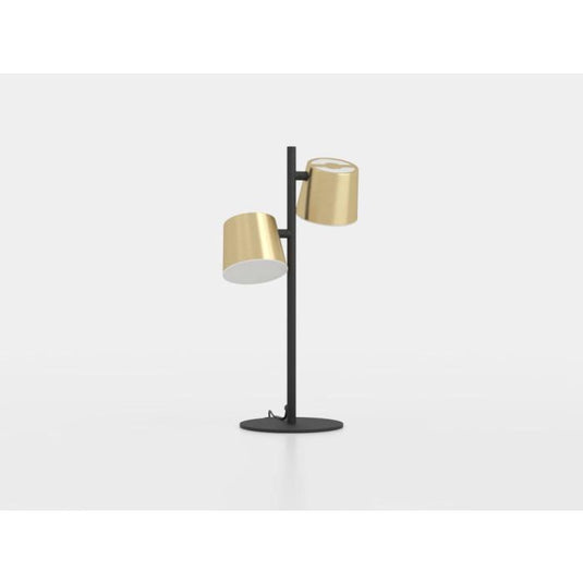 Candeeiro de mesa LED com base em aço e latão ALTAMIRA EGLO