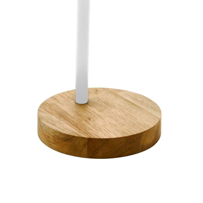 Carregue imagem no visualizador da galeriaCandeeiro de Mesa com Braço Flexível em Metal e Madeira VERADAL EGLO
