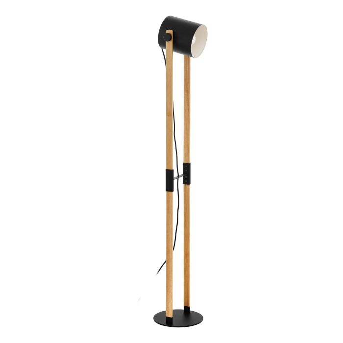 Load image into Gallery viewer, Candeeiro de Pé HORNWOOD EGLO - Design Moderno com Madeira
