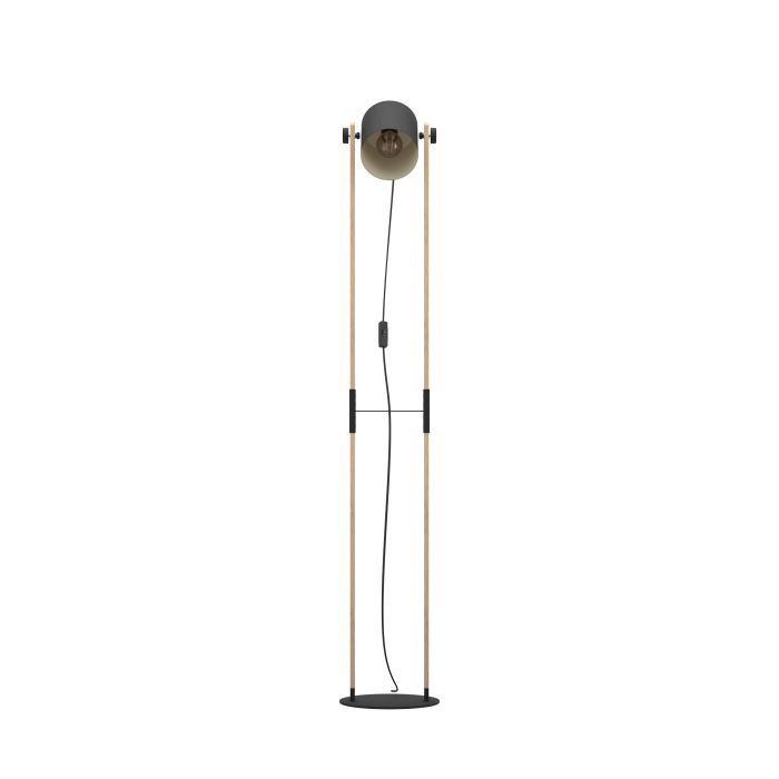 Load image into Gallery viewer, Candeeiro de Pé HORNWOOD EGLO - Design Moderno com Madeira
