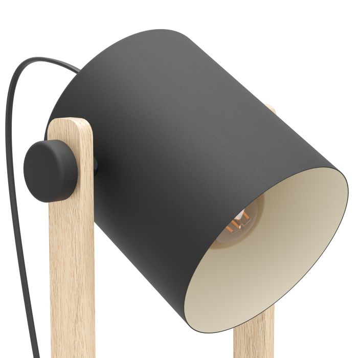 Load image into Gallery viewer, Candeeiro de Pé HORNWOOD EGLO - Design Moderno com Madeira
