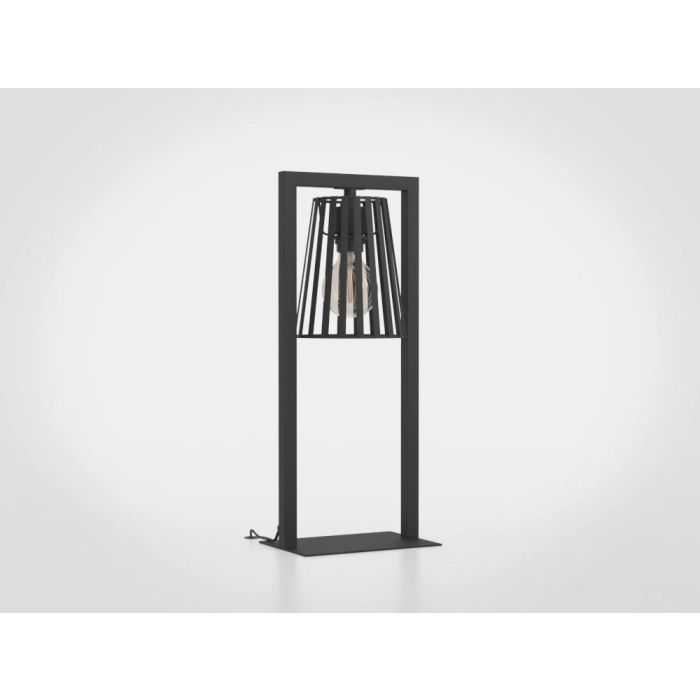 Chargez l'image dans la visionneuse de la galerie, Candeeiro de Mesa com Abajur Cónico em Ferro Preto BOGOTA EGLO
