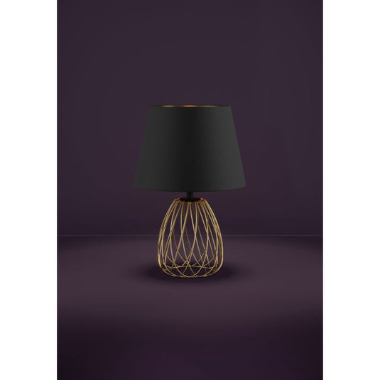 Candeeiro de Mesa com Base de Arame e Abajur Cinzento JAZMINIA EGLO