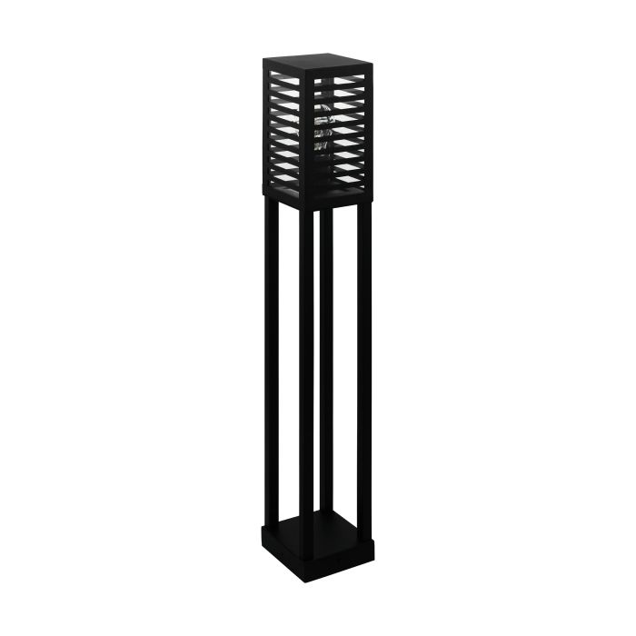 Load image into Gallery viewer, Candeeiro de Pé Exterior com Corpo Cuboide Preto ALAMONTE 3 EGLO
