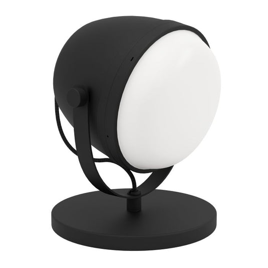 Candeeiro de Mesa com Foco Regulável e Metal Preto UPANEMA EGLO