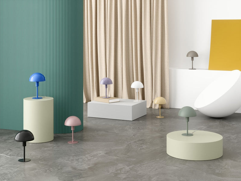 Carregue imagem no visualizador da galeriaCandeeiro de Mesa Miniatura Preto ELLEN NORDLUX
