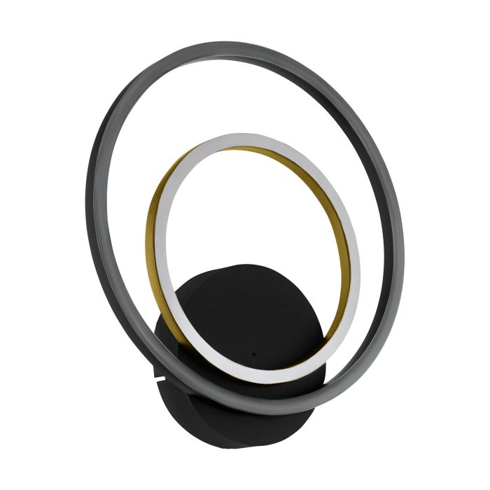 Cargue la imagen en el visor de la galería, Aplique de Parede LED Preto e Dourado LANACERA EGLO
