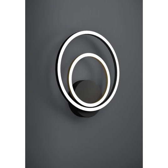 Aplique de Parede LED Preto e Dourado LANACERA EGLO
