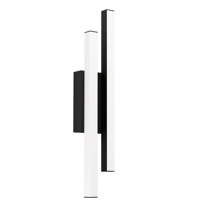 Load image into Gallery viewer, Aplique de Parede Exterior LED em Aço Zincado Preto SERRICELLA EGLO
