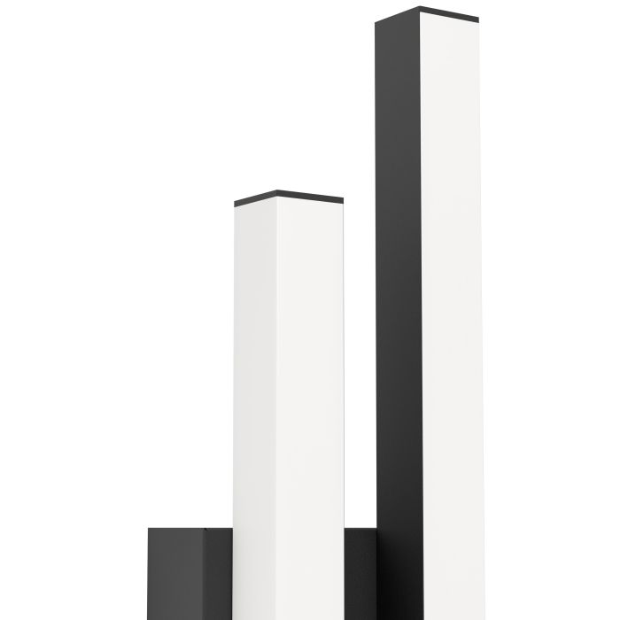Load image into Gallery viewer, Aplique de Parede Exterior LED em Aço Zincado Preto SERRICELLA EGLO
