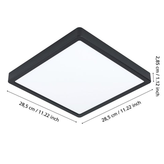 Foco de Superfície LED Preto com Proteção IP44 ARGOLIS 2 EGLO