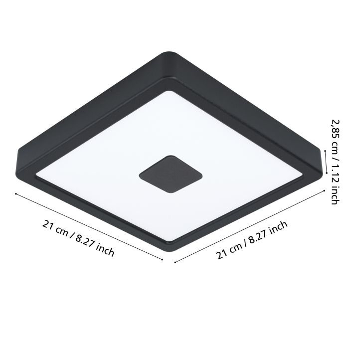 Load image into Gallery viewer, Foco de superfície LED com design minimalista IPHIAS 2 EGLO
