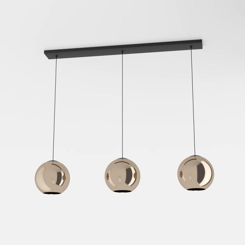 Load image into Gallery viewer, Candeeiro de teto suspenso com vidro cobre CORDOBA EGLO
