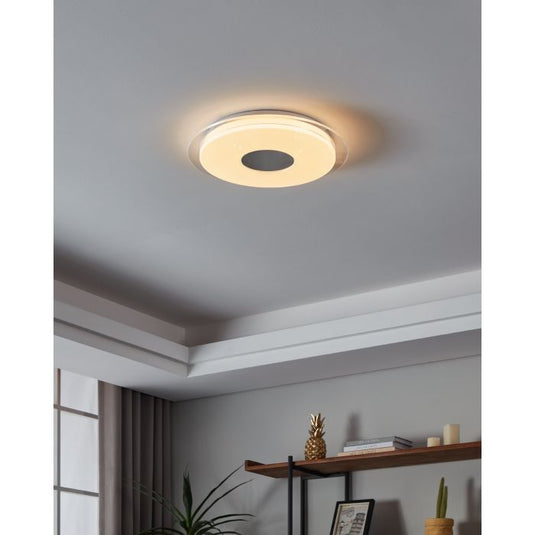 Candeeiro de teto LED com efeito cintilante LANCIANO-Z EGLO