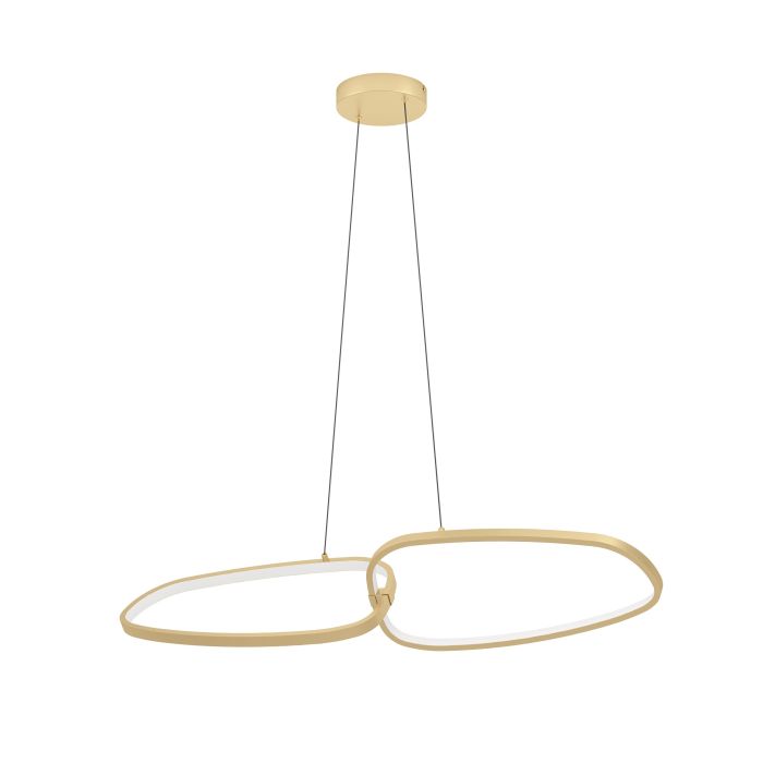 Carregue imagem no visualizador da galeriaCandeeiro de teto LED com perfis orgânicos reguláveis LODOSA EGLO

