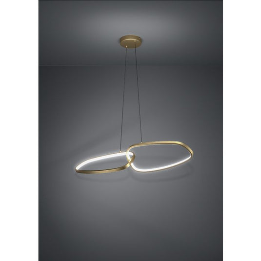 Candeeiro de teto LED com perfis orgânicos reguláveis LODOSA EGLO