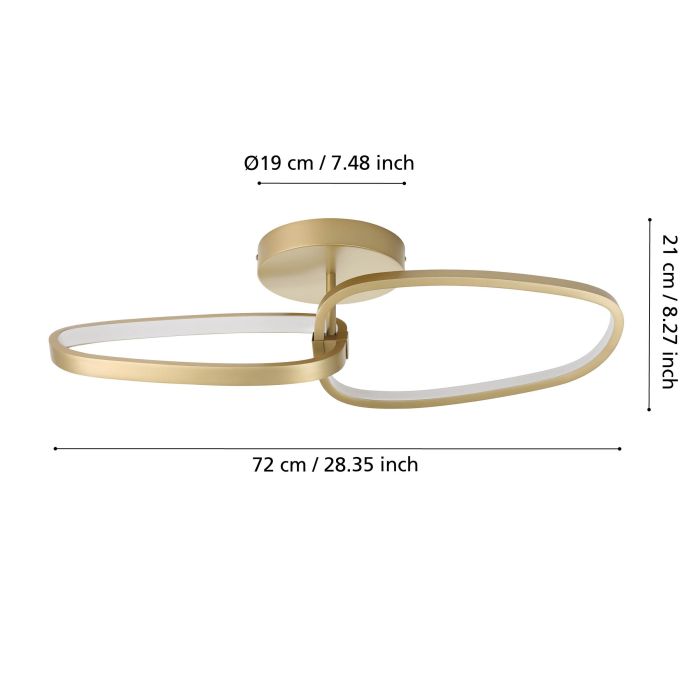 Load image into Gallery viewer, Candeeiro de teto LED LODOSA EGLO
