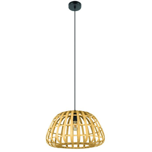 Candeeiro de teto com abajur em bambu natural MONTEZUELO EGLO