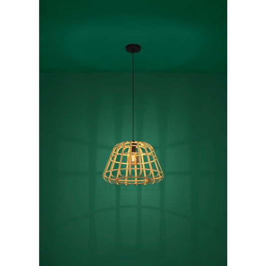 Candeeiro de teto com abajur em bambu natural MONTEZUELO EGLO