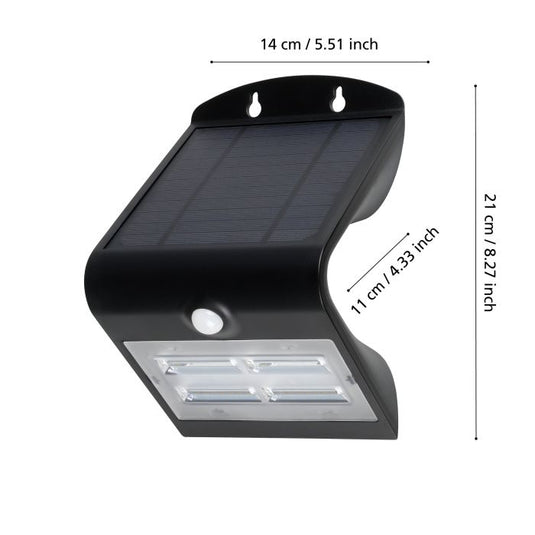 Aplique LED Exterior com Painel Solar LAMOZZO EGLO