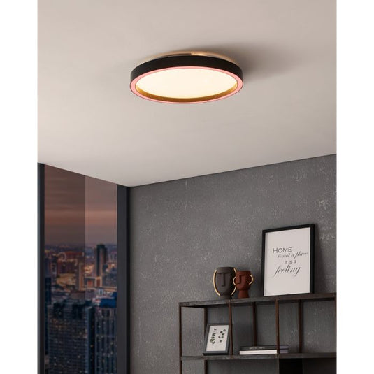 Candeeiro de teto LED com luz ajustável e efeito cintilante MONTEMORELOS-Z EGLO