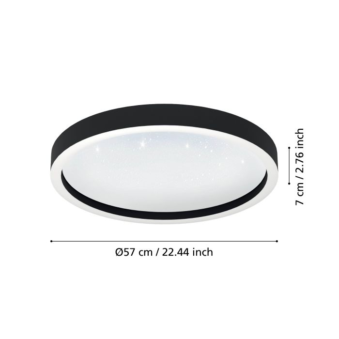 Load image into Gallery viewer, Candeeiro de teto LED com luz ajustável MONTEMORELOS-Z EGLO
