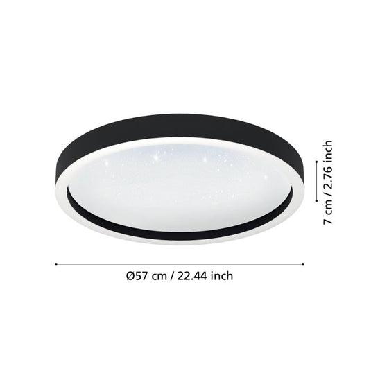 Candeeiro de teto LED com luz ajustável MONTEMORELOS-Z EGLO
