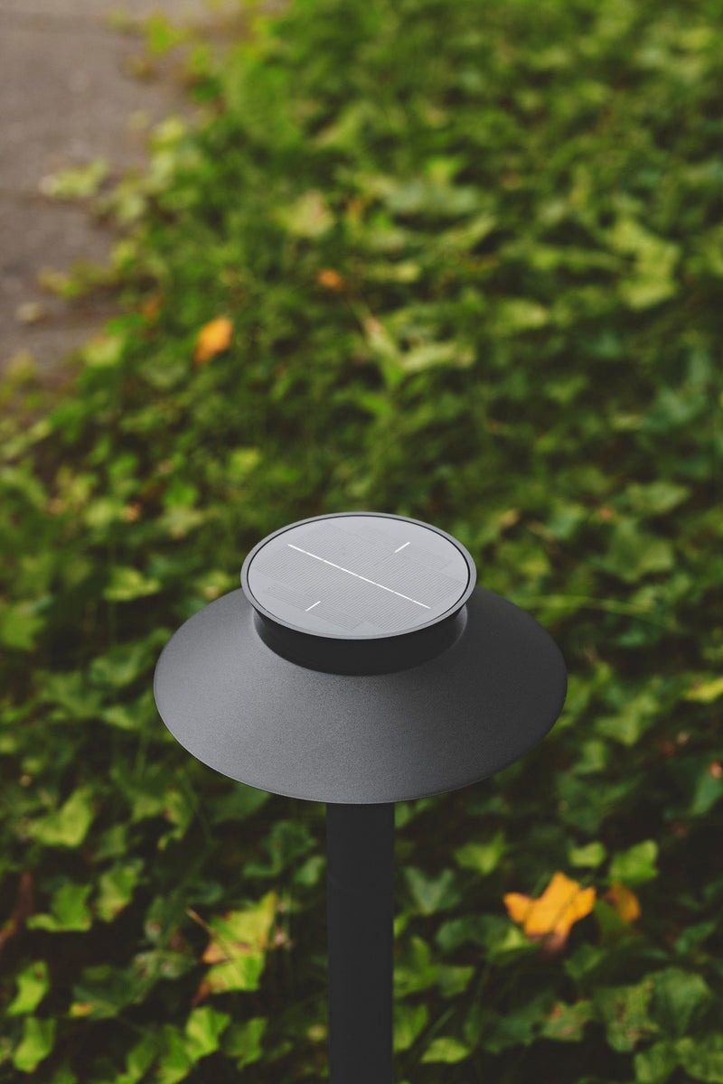 Cargue la imagen en el visor de la galería, Luz de Jardim Solar com Sensor de Movimento Preto JUSTINA NORDLUX
