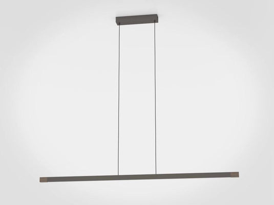 Candeeiro de teto suspenso com LED e madeira LISCIANA EGLO