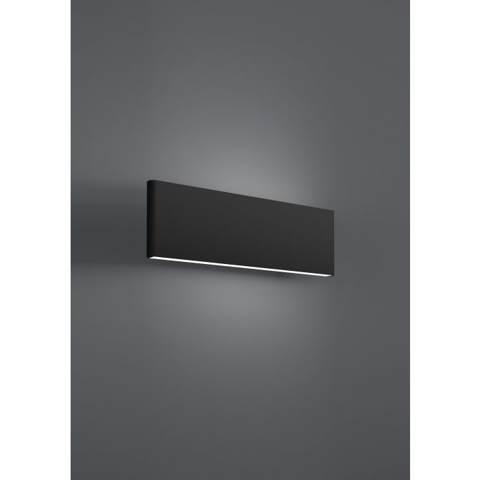 Load image into Gallery viewer, Aplique de Parede LED Retangular em Alumínio Preto CLIMENE EGLO
